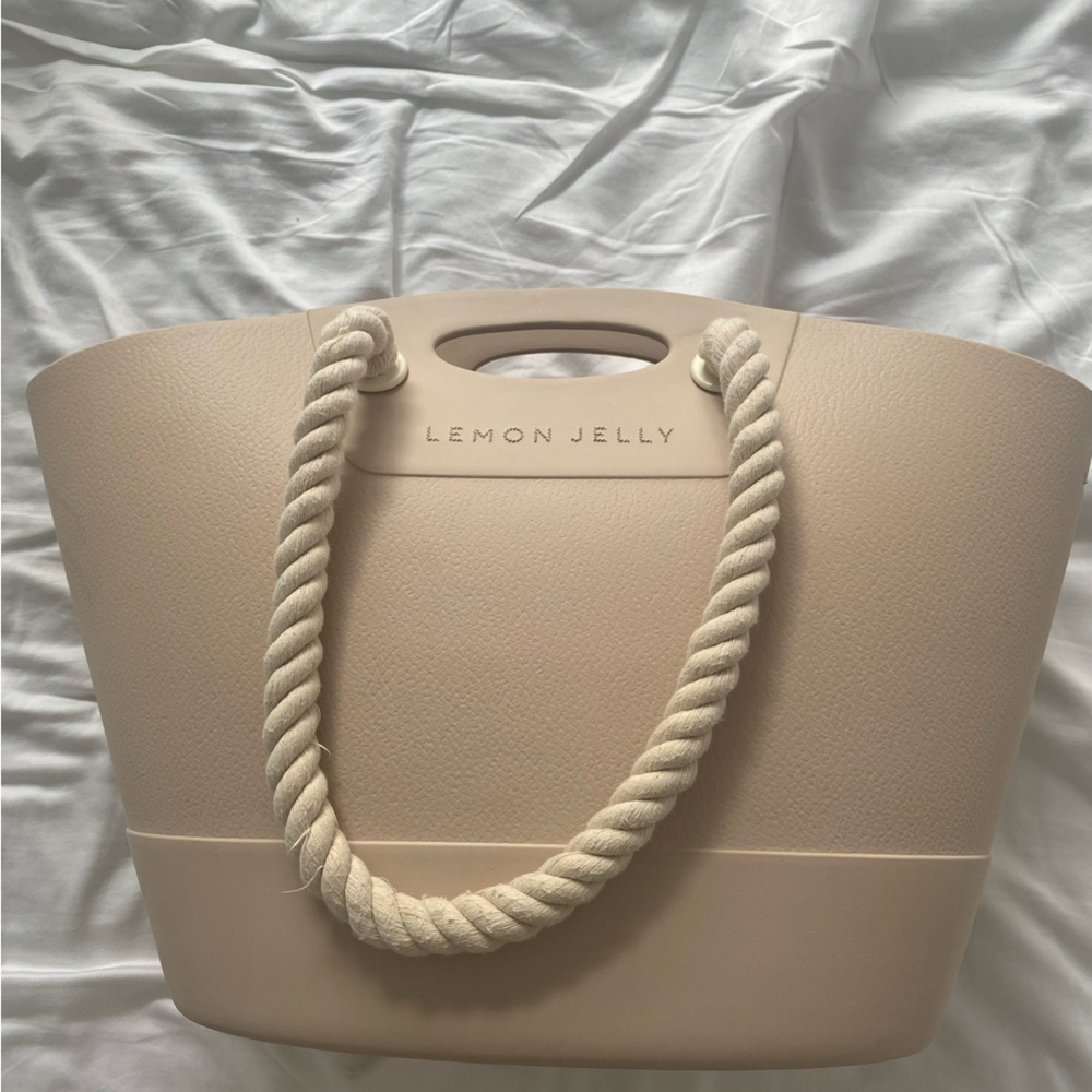 Beige Tote Bag